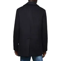 Tinof Recycled Wool-Blend Peacoat
