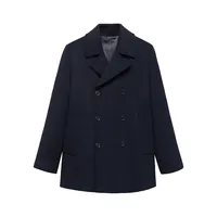 Tinof Recycled Wool-Blend Peacoat