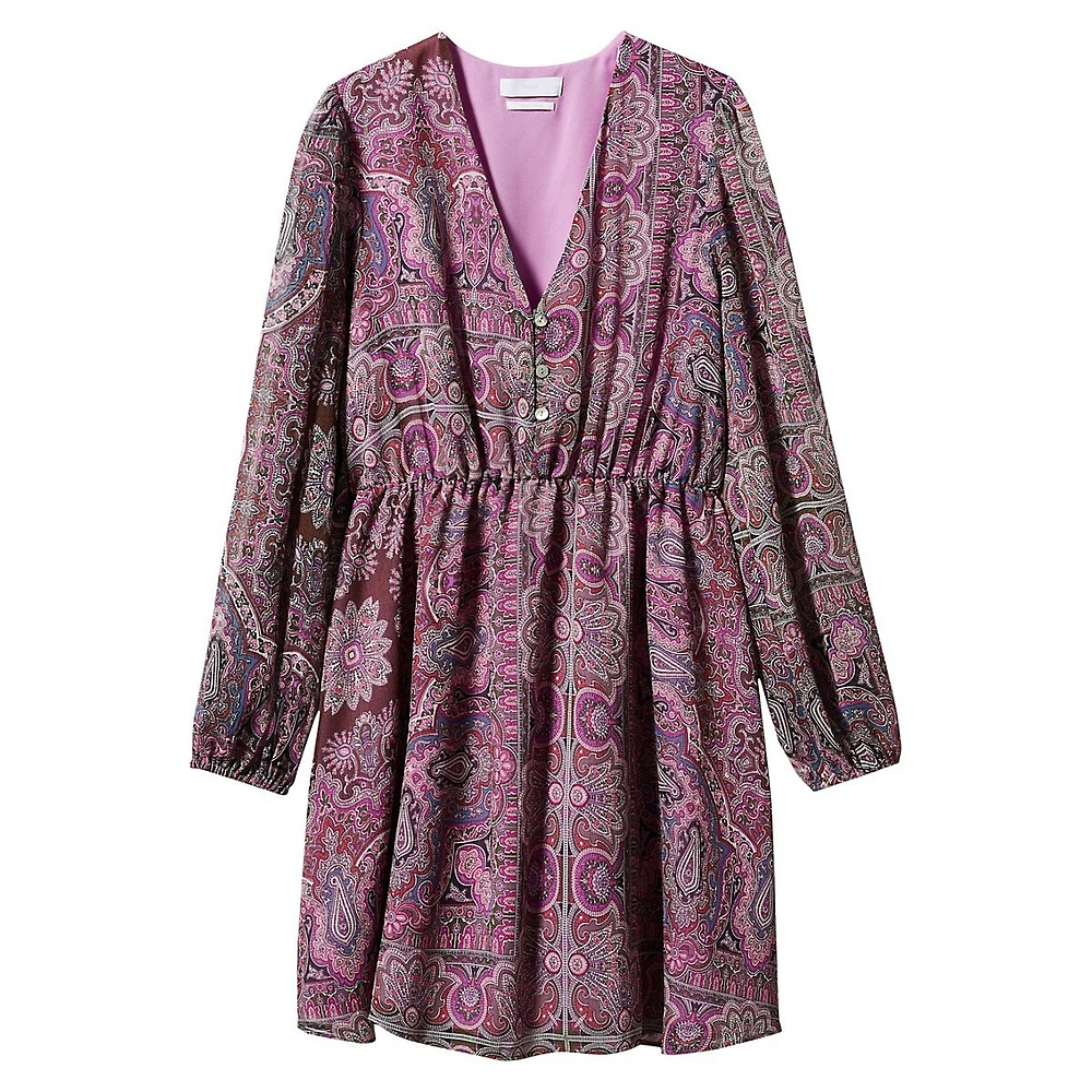 Robe à imprimé style cachemire Diana