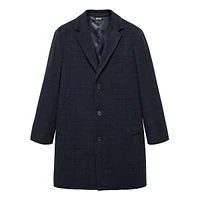 Dalan Shadow Check Car Coat