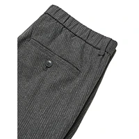 Brest Flat-Front Pinstripe Pants