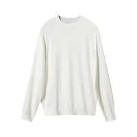 Fine Rib-Knit Sweatshirt