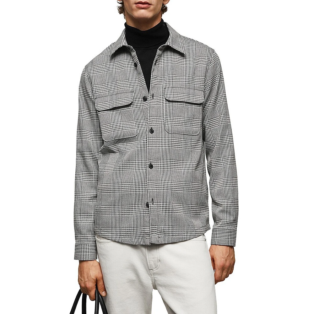 Maximo Glen Plaid Shacket