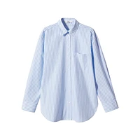 Chemise rayée ample à poches