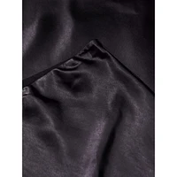 Jupe midi en satin