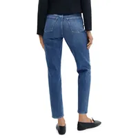 Mom Comfort High-Rise Ankle Jeans