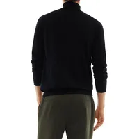 Willy Zip-Neck Wool Sweater