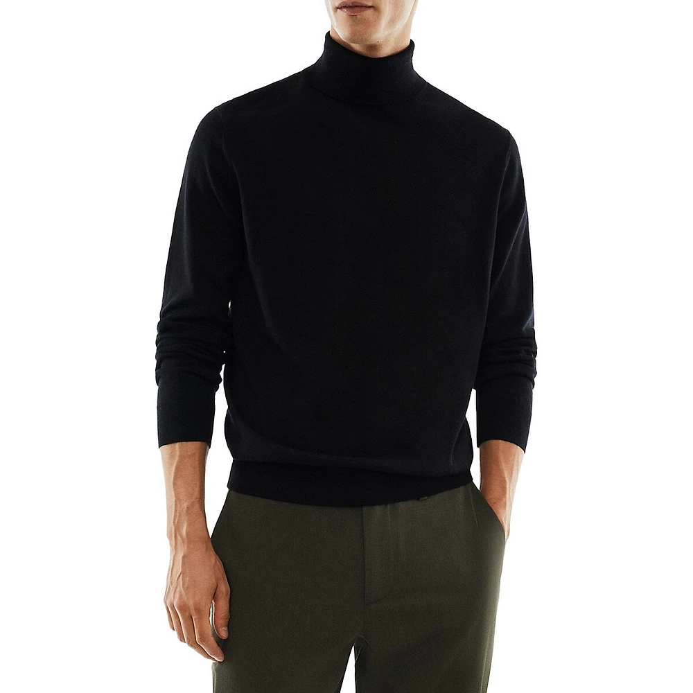 Willy Zip-Neck Wool Sweater