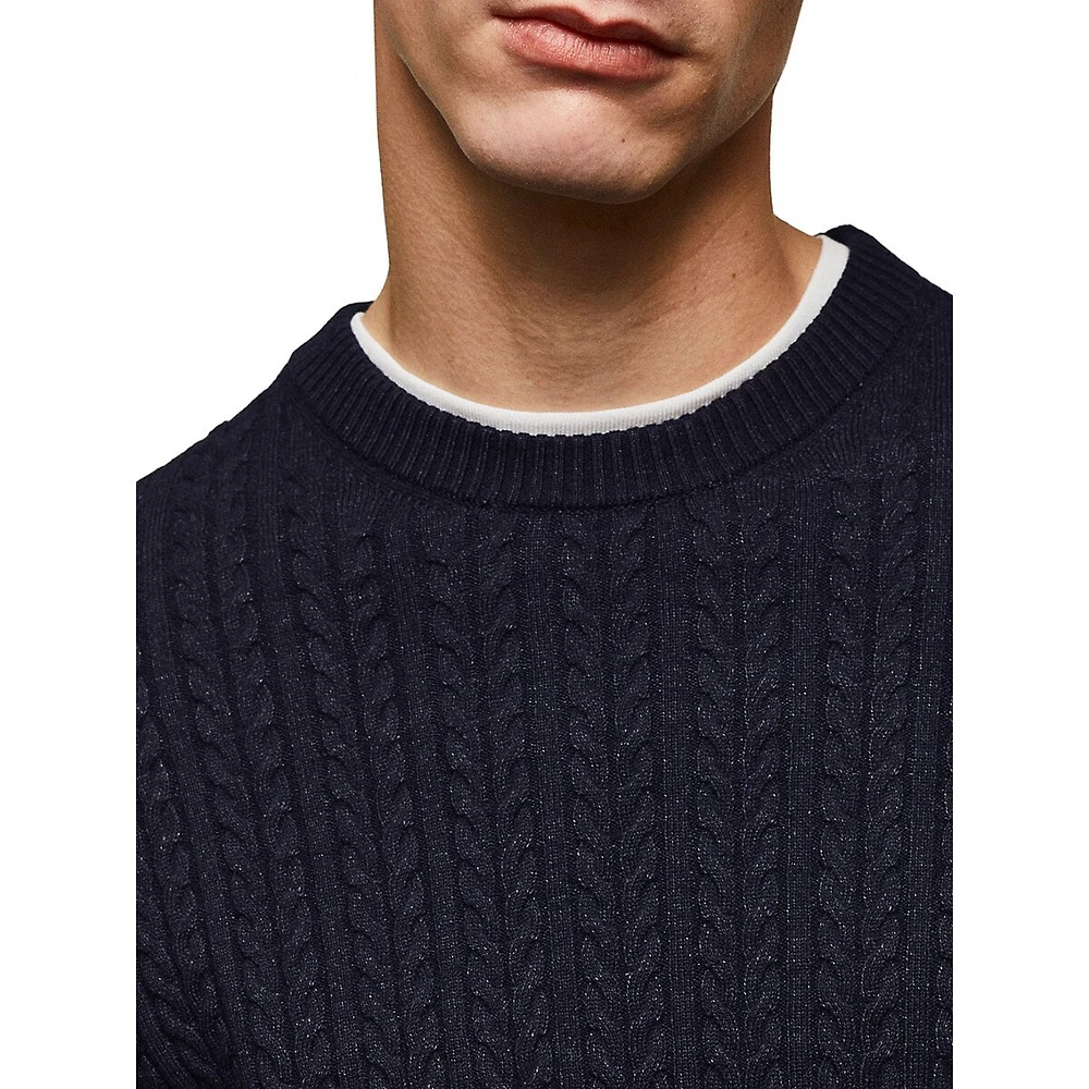 Mars Cable-Knit Sweater