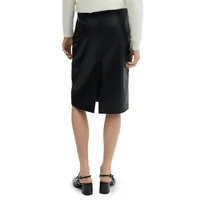 Faux Leather Pencil Skirt