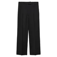 Low-Waist Wide-Leg Trousers