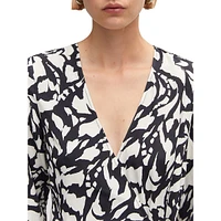 Robe portefeuille à imprimé Romina