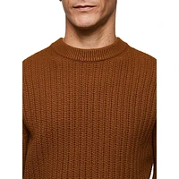 Champan Textured Crewneck Sweater