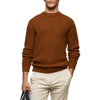 Champan Textured Crewneck Sweater