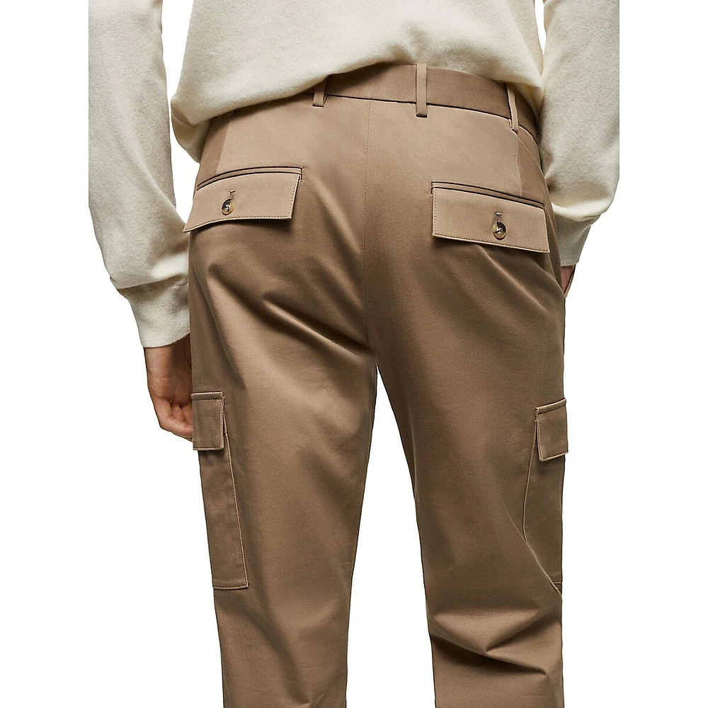 Tapered-Leg Cargo Pants