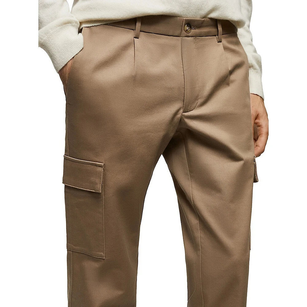 Tapered-Leg Cargo Pants