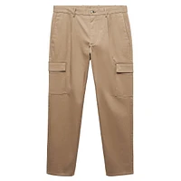 Tapered-Leg Cargo Pants