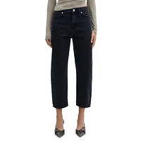Jean ample à taille haute
