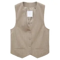 Pinstriped Suiting Vest