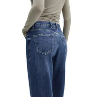 High-Waist Slouchy Jeans