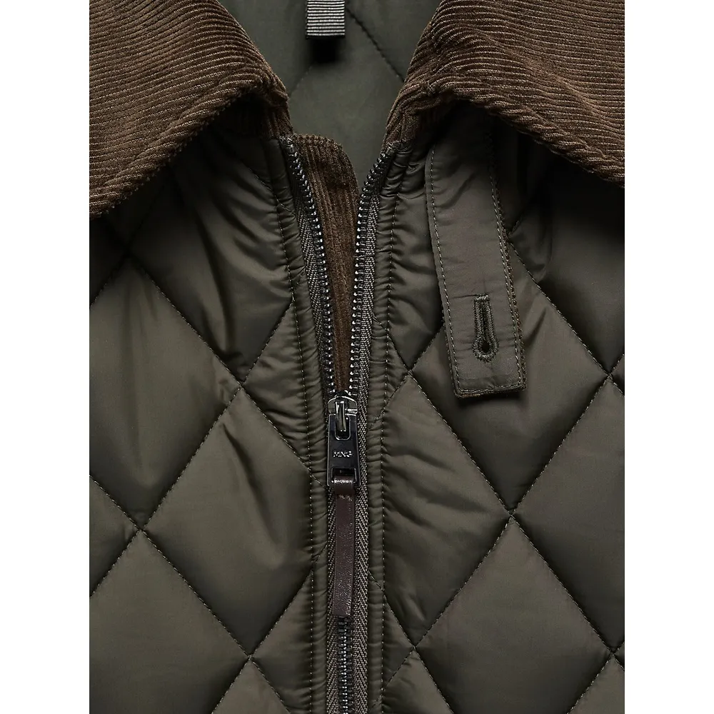 Gabriel Quilted Zip Jacket