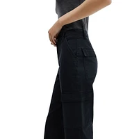 Straight-Leg Cargo Jeans