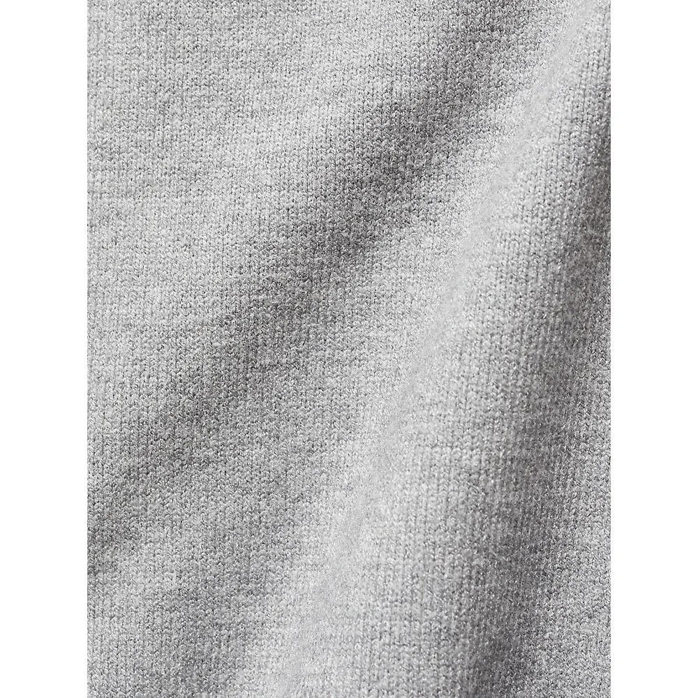 Seamed-Shoulder Sweater