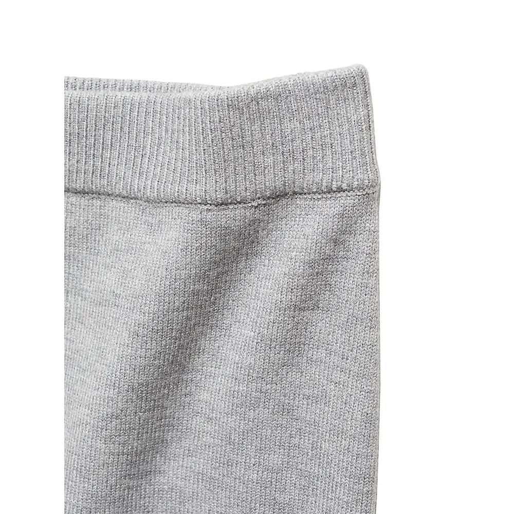 Knit Pull-On Pencil Skirt