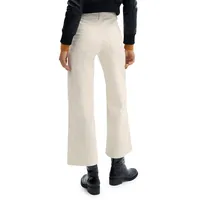 Corduroy Cropped Flared Pants