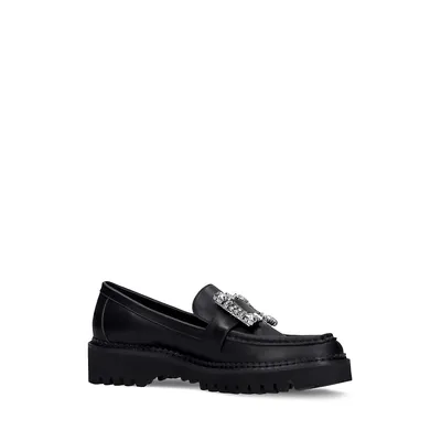 Women's Annu Leather Platform Loafers