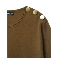 Shoulder-Button Sweater