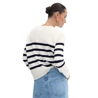 Shoulder-Button Sweater