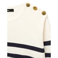 Shoulder-Button Sweater