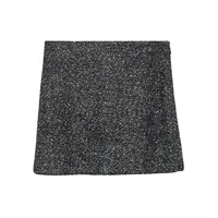 Marbled Tweed Skirt