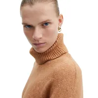 Mini Turtleneck Sweater Dress