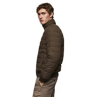 Borry Slim-Fit Quilted Stand-Collar Jacket