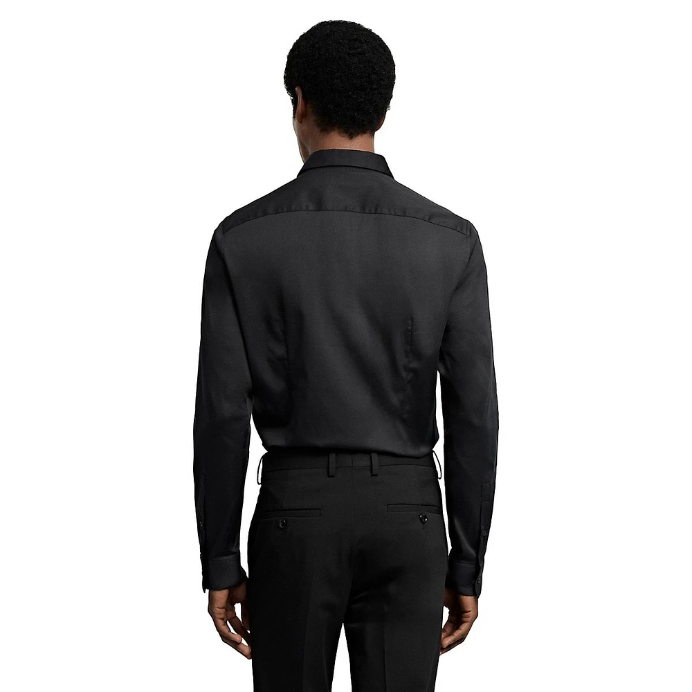 Emotion Super Slim-Fit Poplin Dress Shirt