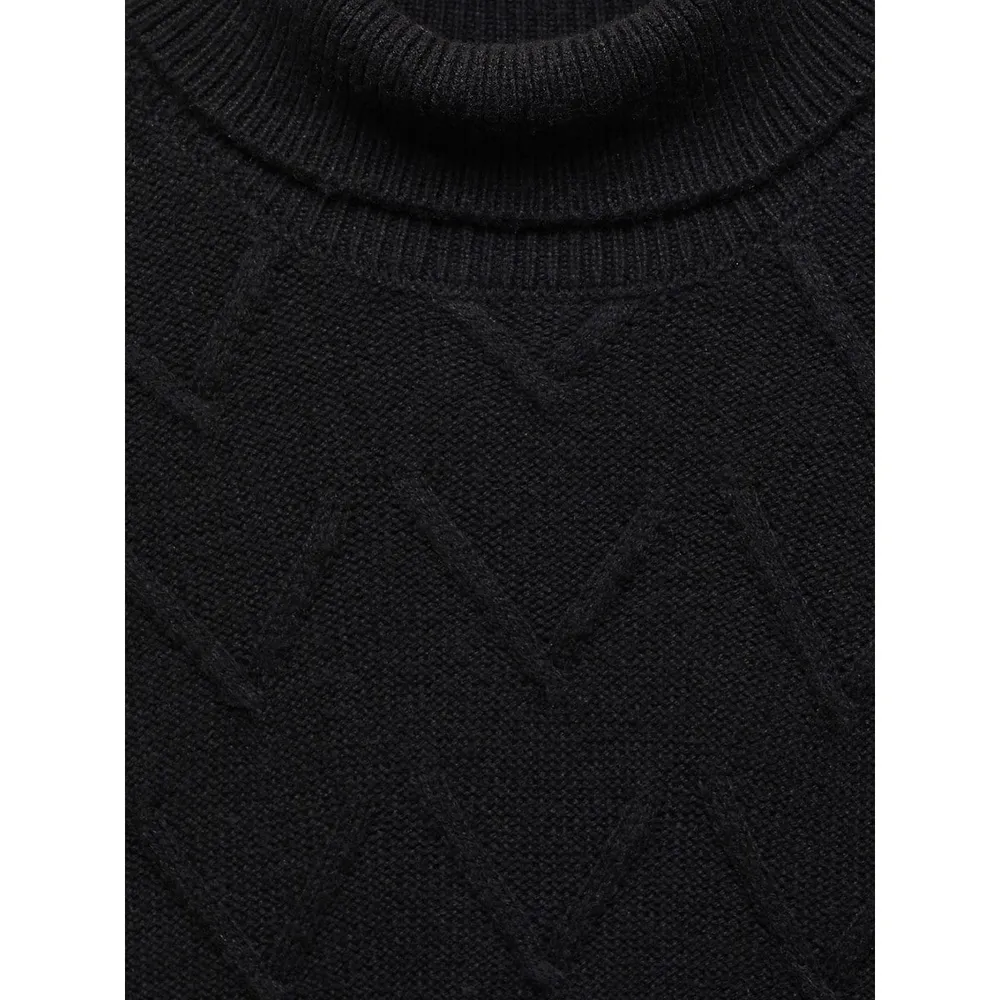 Ladera Zig-Zag Turtleneck Sweater