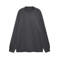Oversized Mockneck Raglan Sweater