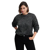 Crewneck Lurex Sweater