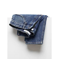 Jean court Mom Comfort à taille haute
