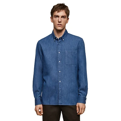 Dakota Classic-Fit Chambray Shirt