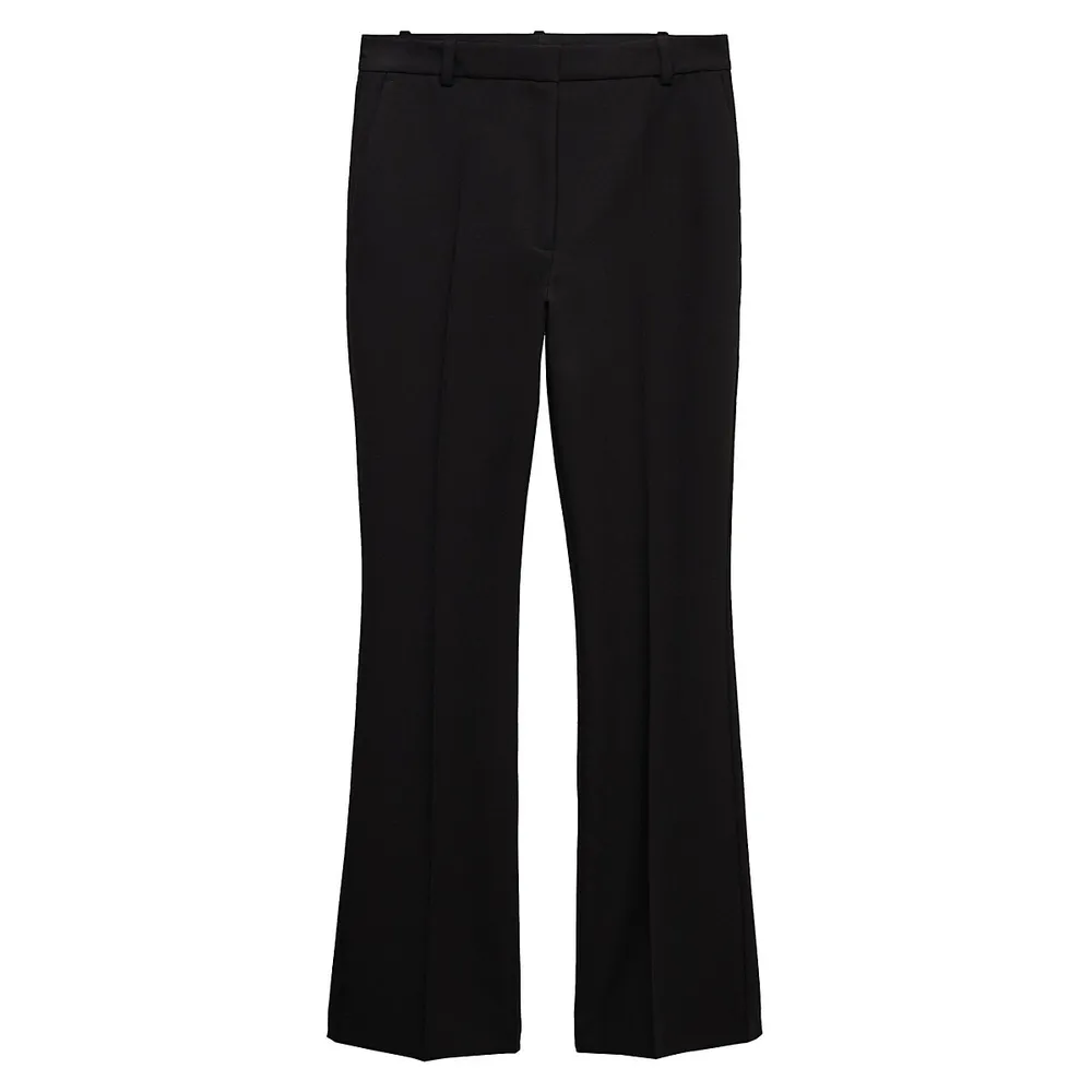 Mid-Rise Flare Pants