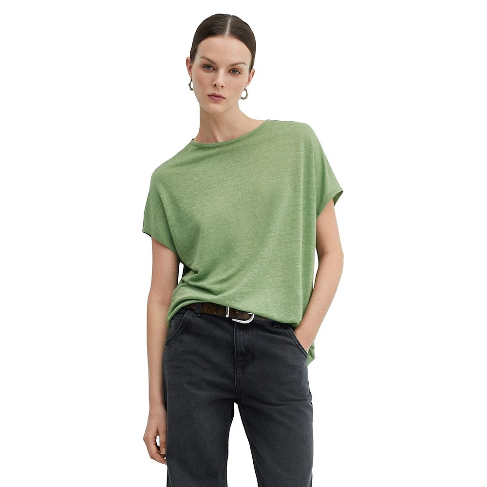 Linen Dolman T-Shirt