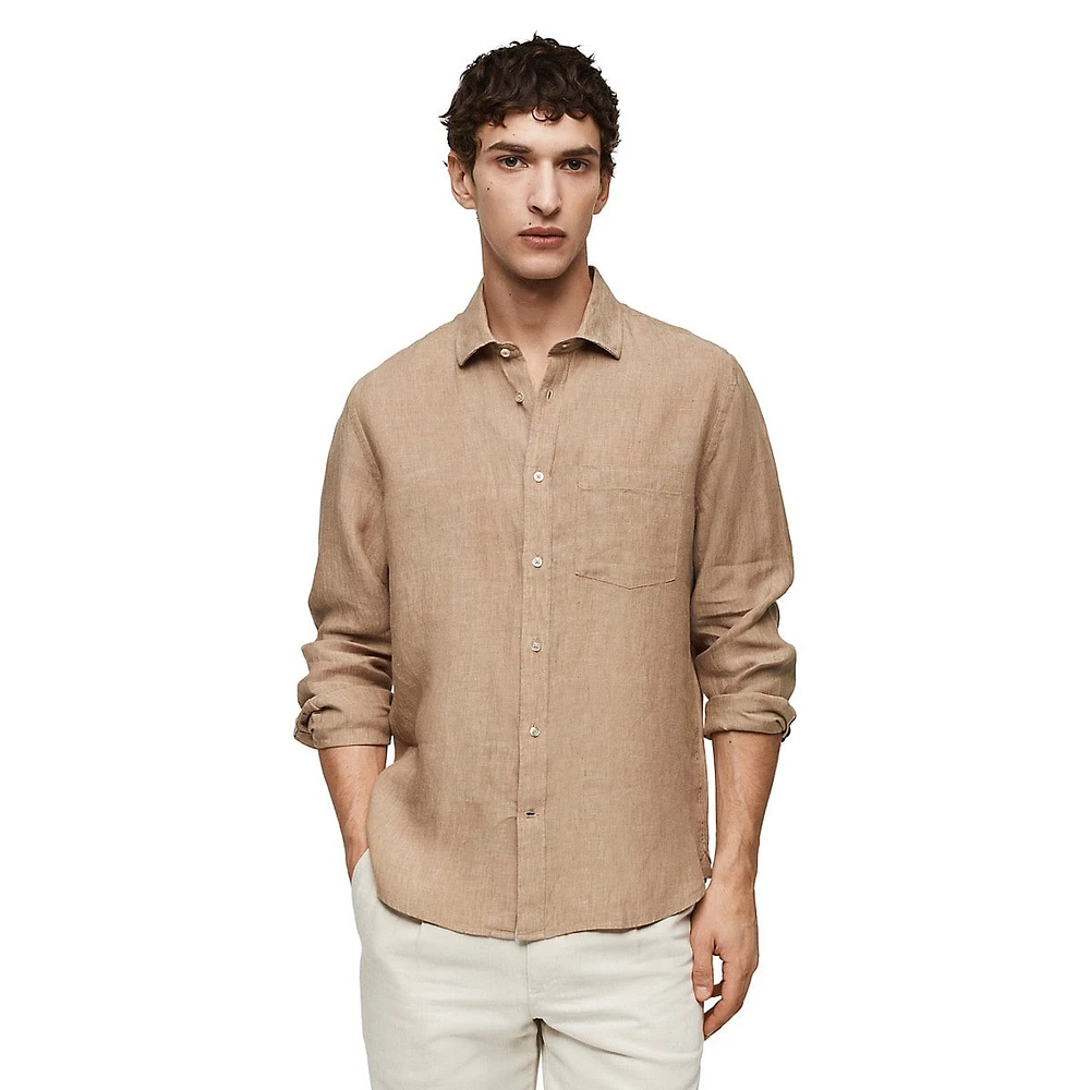 Avispa Classic-Fit Linen Shirt