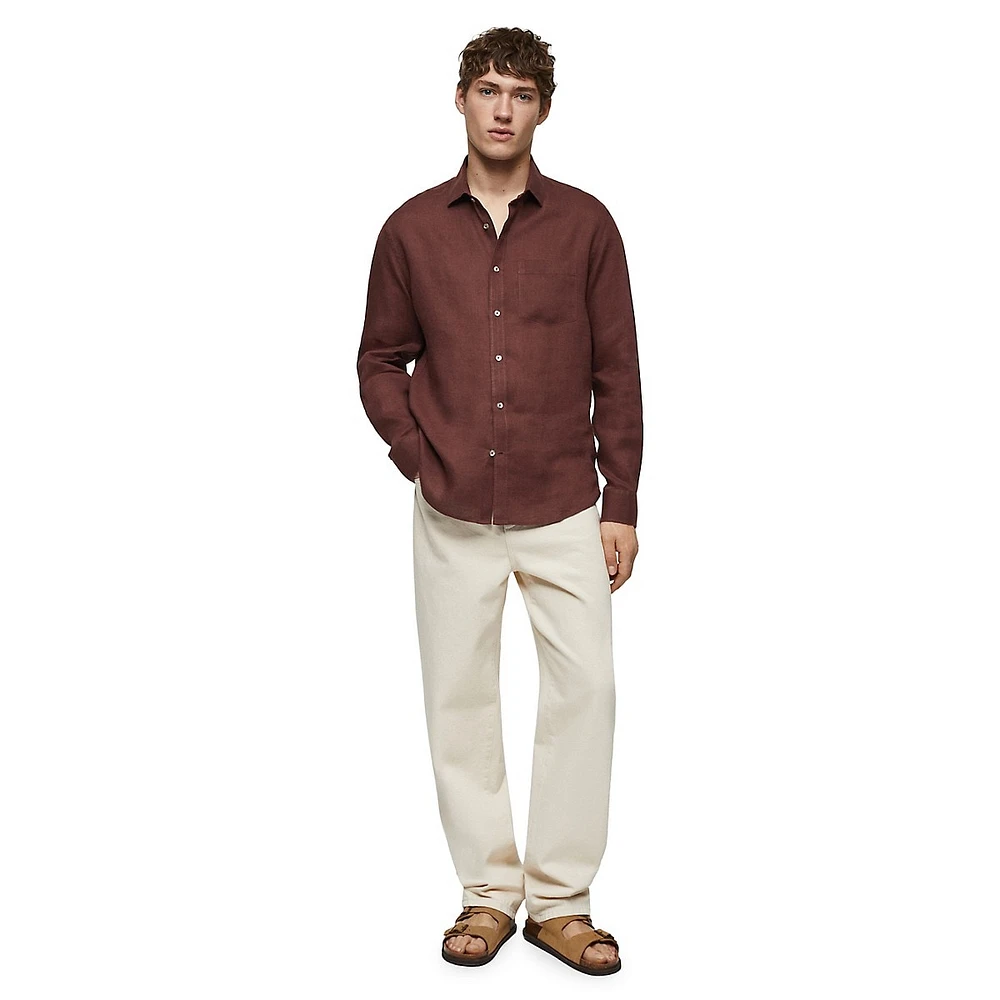 Avispa Classic-Fit Linen Shirt