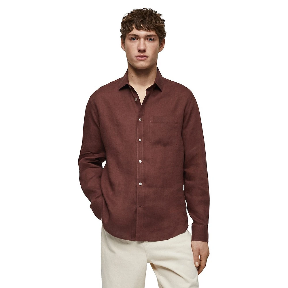 Avispa Classic-Fit Linen Shirt