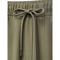 Fluido Flowy Drawstring Straight-Fit Pants