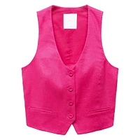 Linen Suiting Vest