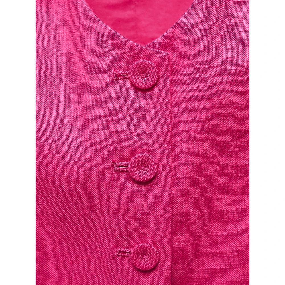 Linen Suiting Vest